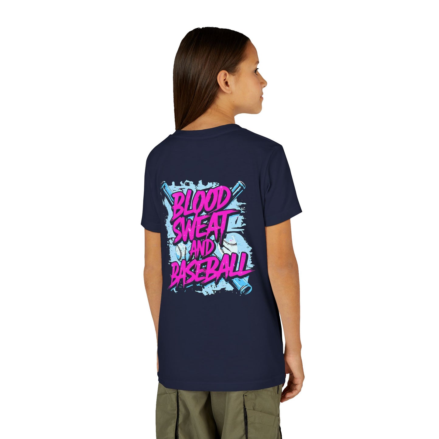 Blood Sweat and Baseball Youth Tee