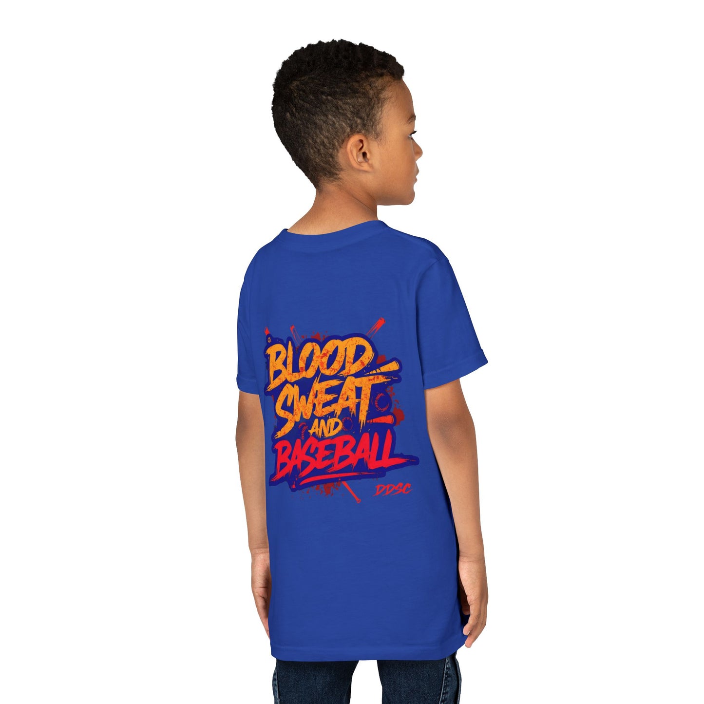 Blood Sweat and Baseball Youth Tee