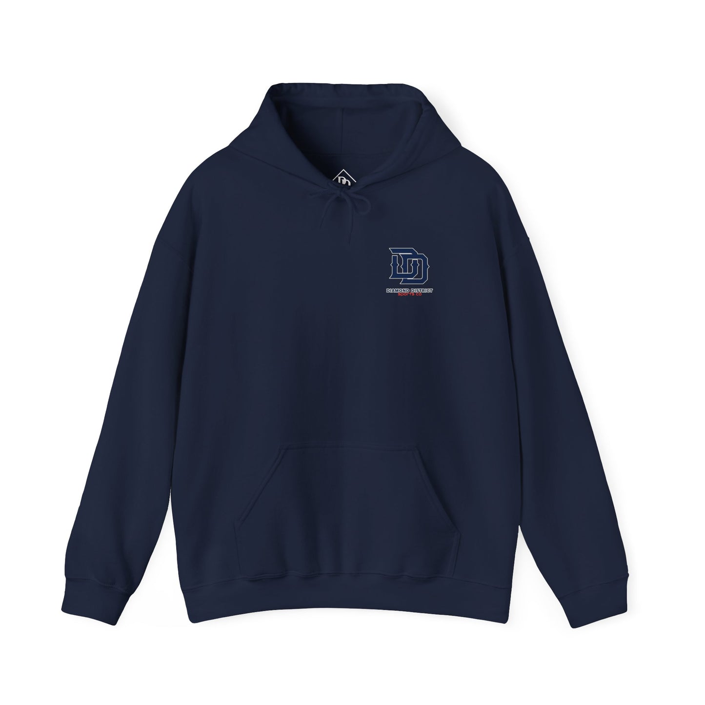 Unisex Heavy Blend™ Hooded Sweatshirt - Baseball Family Freedom Design