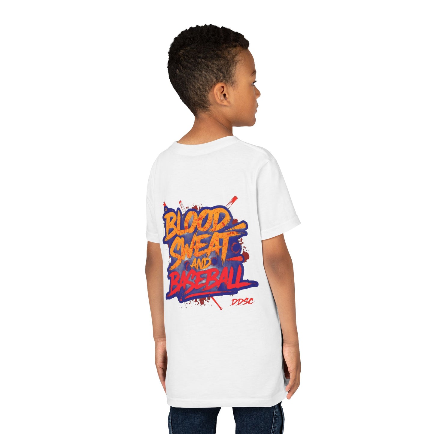 Blood Sweat and Baseball Youth Tee