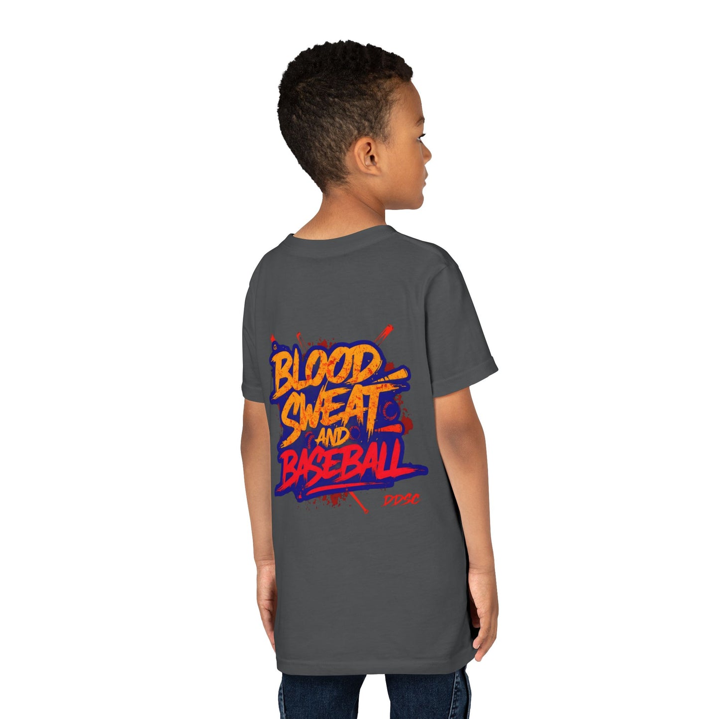 Blood Sweat and Baseball Youth Tee