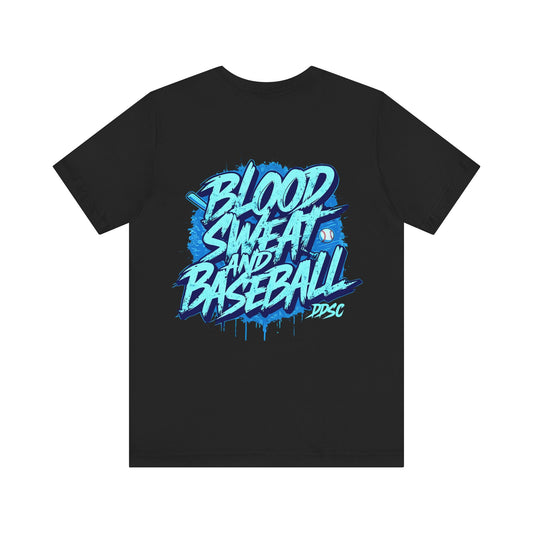 Blood Sweat and Baseball Graphic Tee