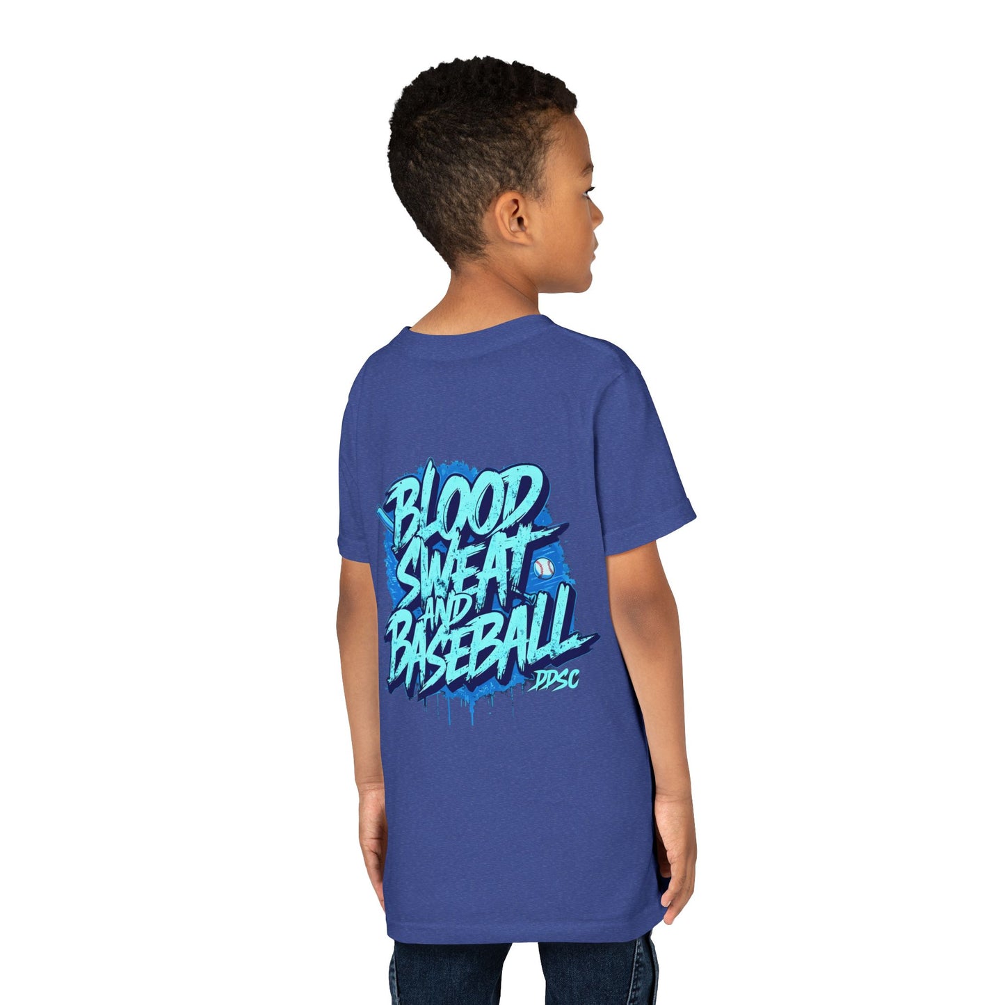 Blood Sweat and Baseball Youth Tee