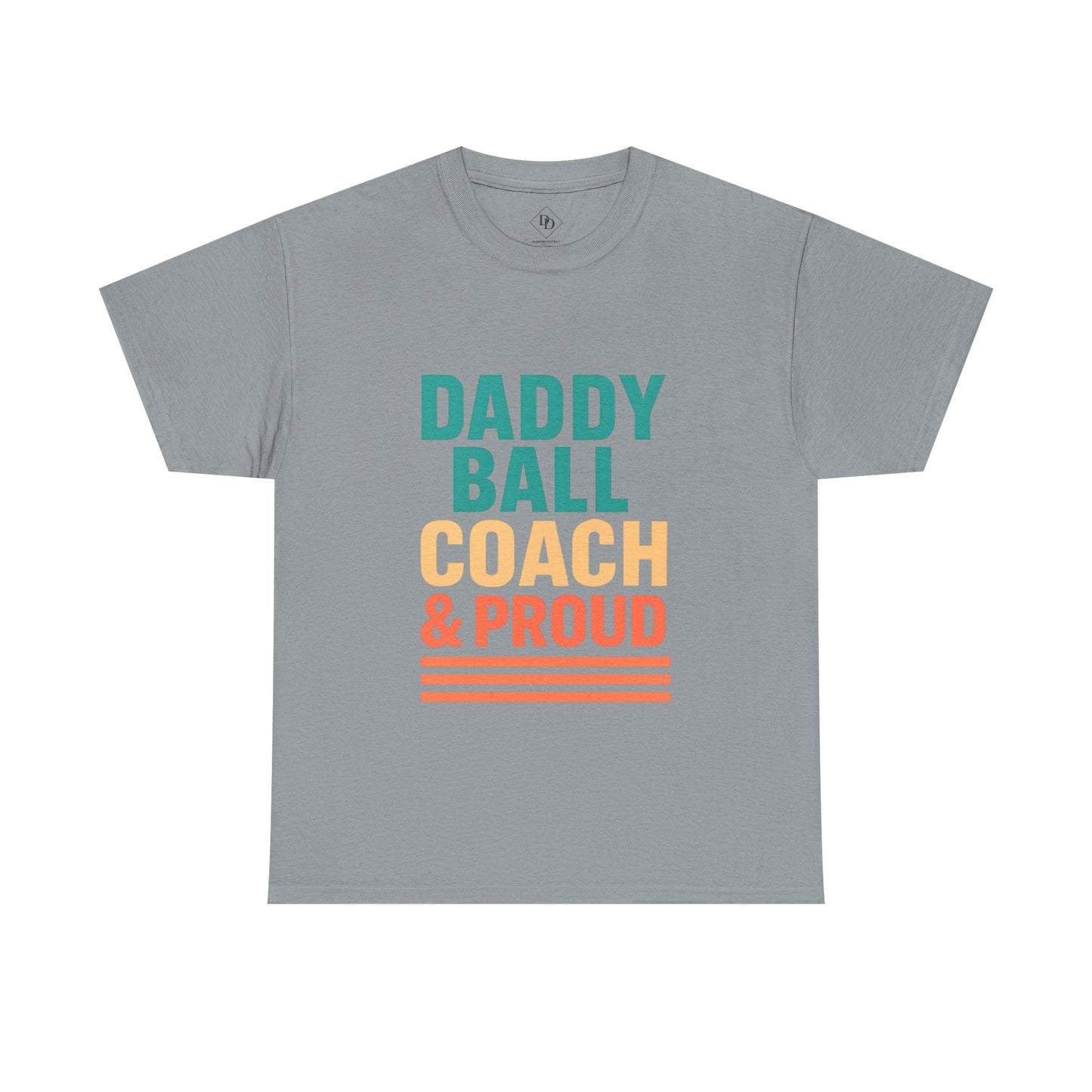 Daddy Ball Coach Unisex Heavy Cotton Tee - Proud Dad Gift