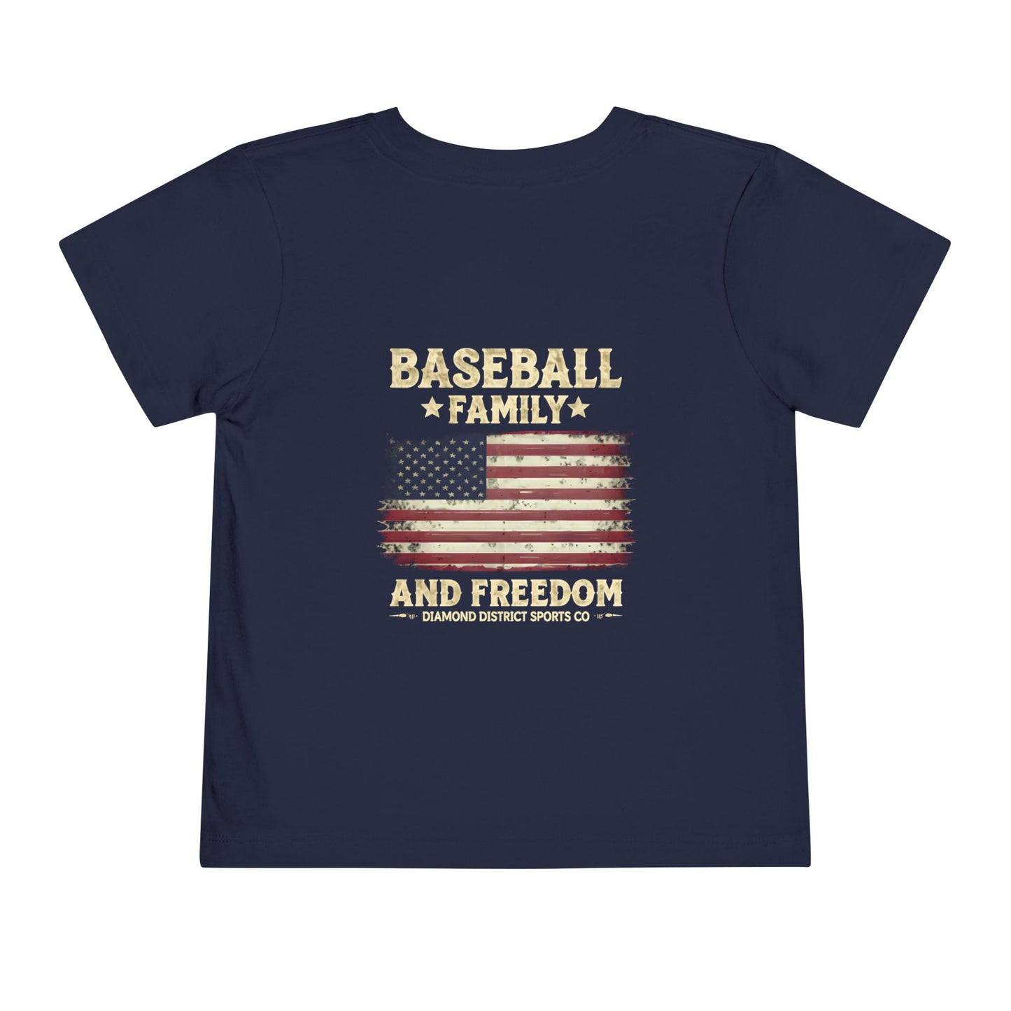 Toddler Baseball Tee - Family and Freedom Design