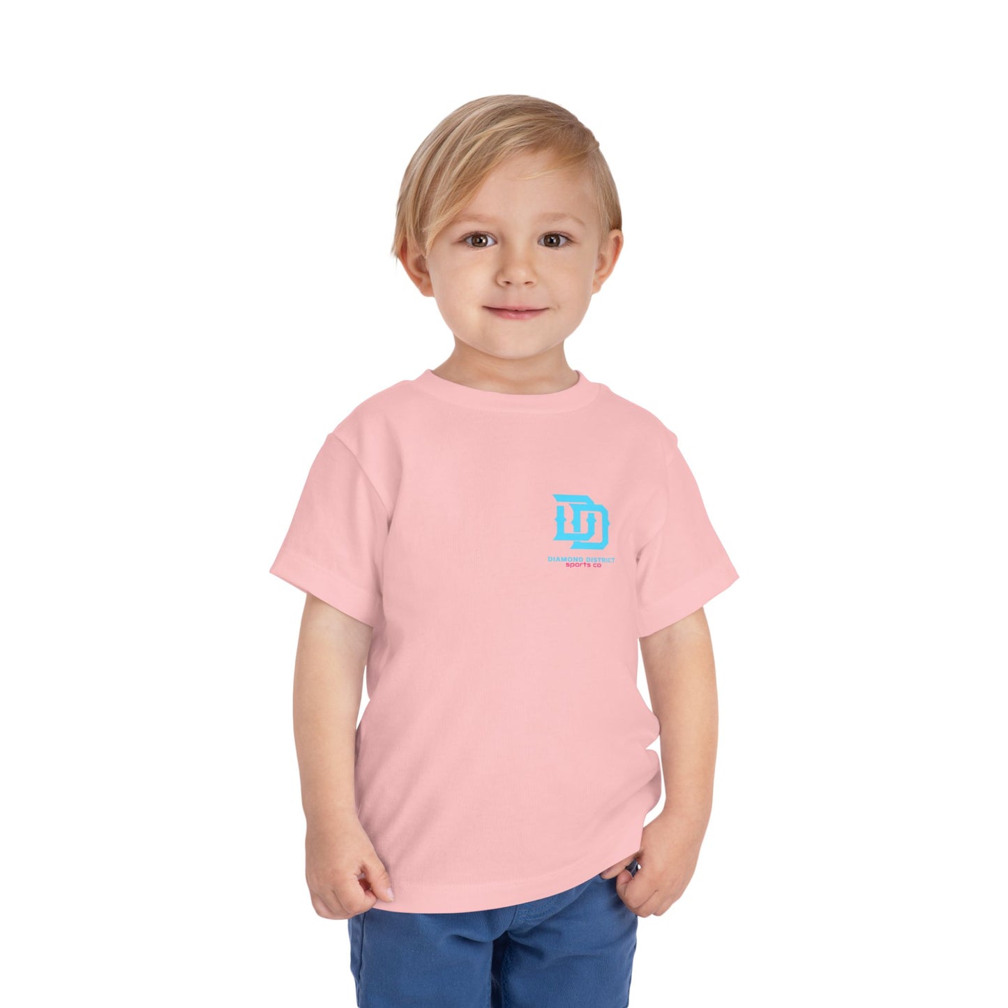 Diamond District Drip Toddler Tee - Fun and Playful Baseball Design