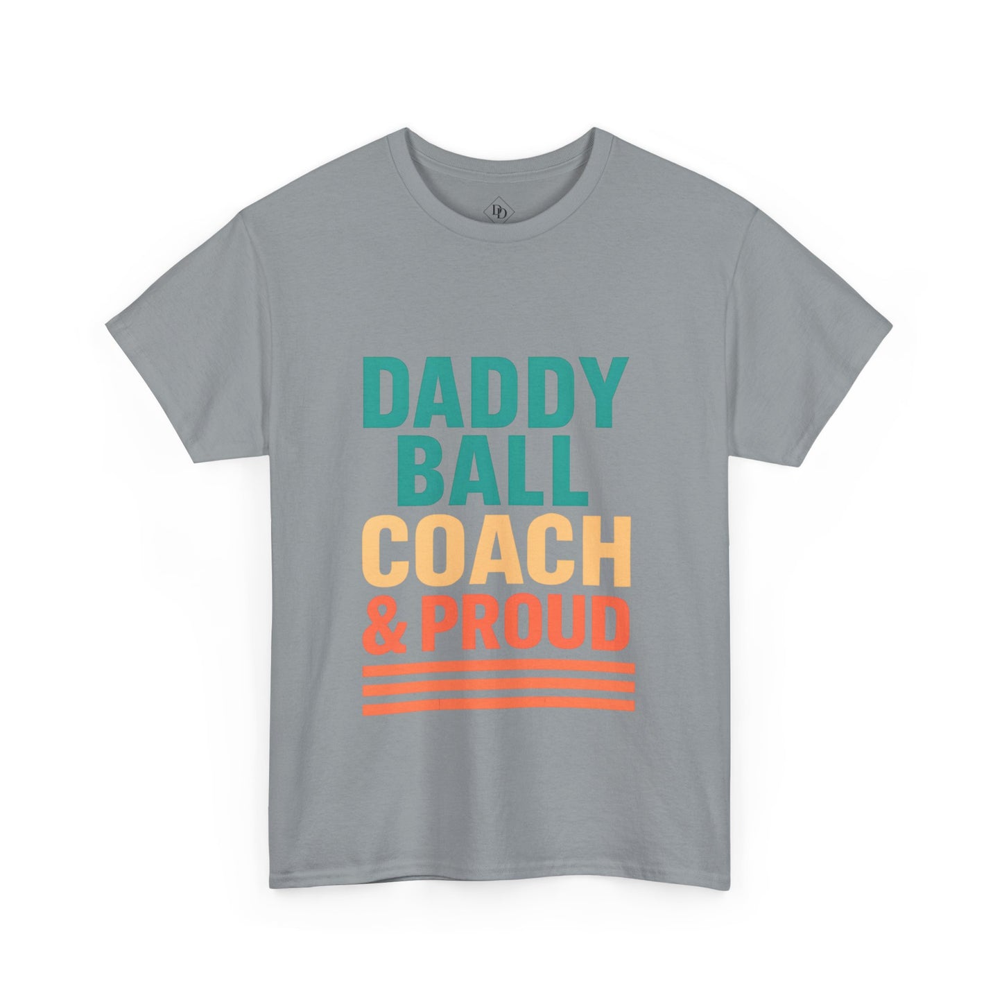 Daddy Ball Coach Unisex Heavy Cotton Tee - Proud Dad Gift
