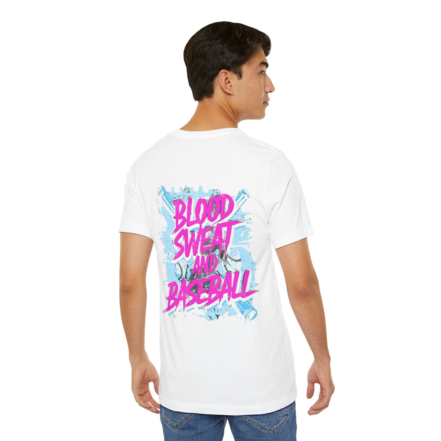 Blood Sweat and Baseball Graphic Tee