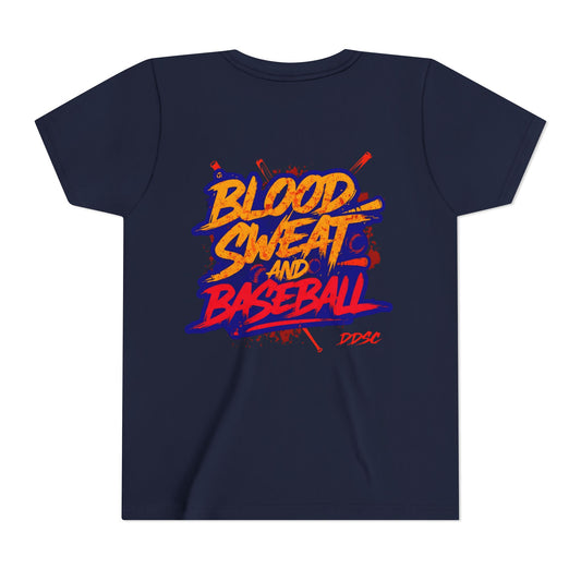 Blood Sweat and Baseball Youth Tee