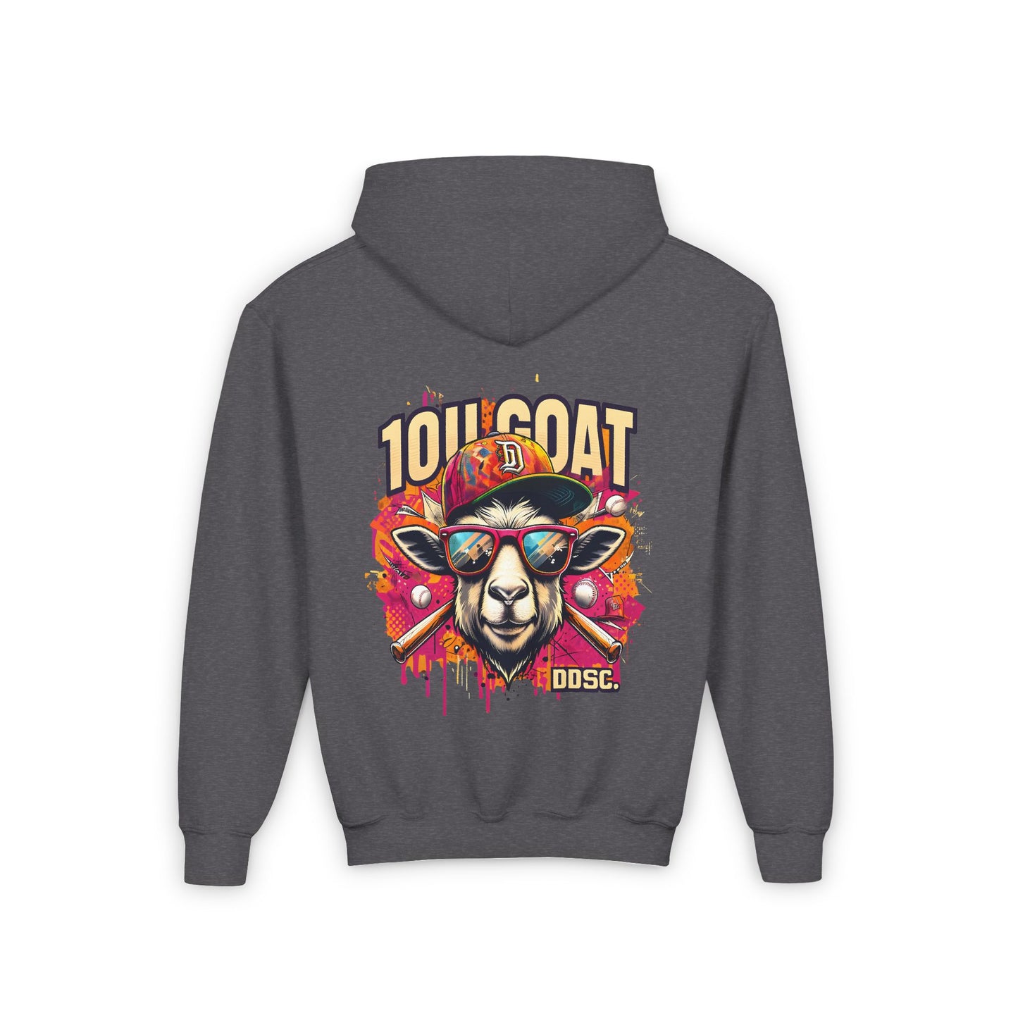 Game Day GOAT Youth Hooded Sweatshirt