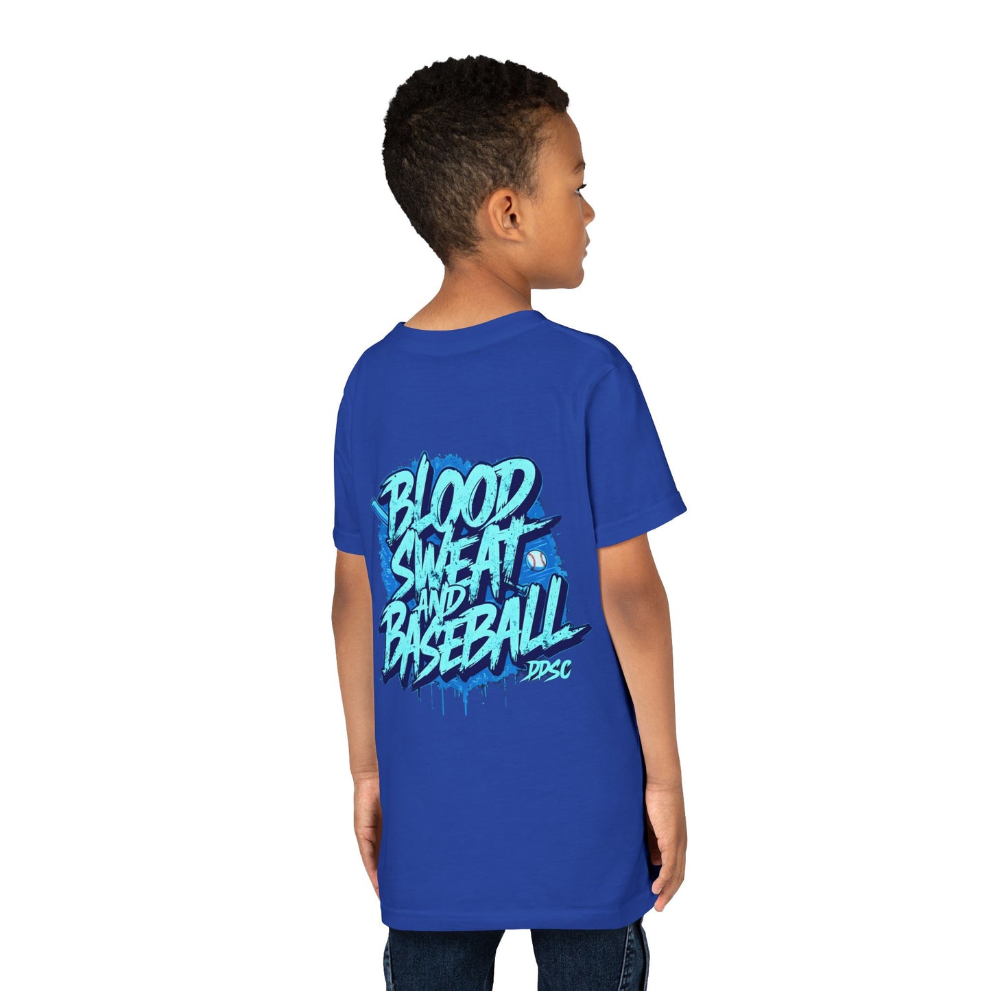 Blood Sweat and Baseball Youth Tee