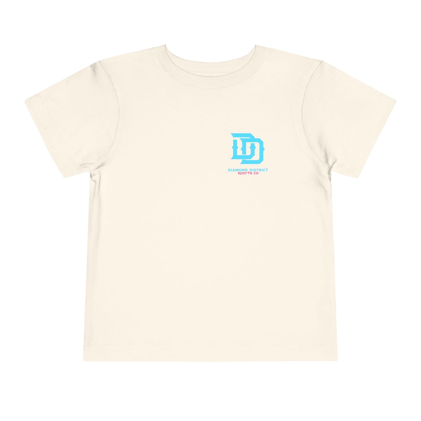 Diamond District Drip Toddler Tee - Fun and Playful Baseball Design