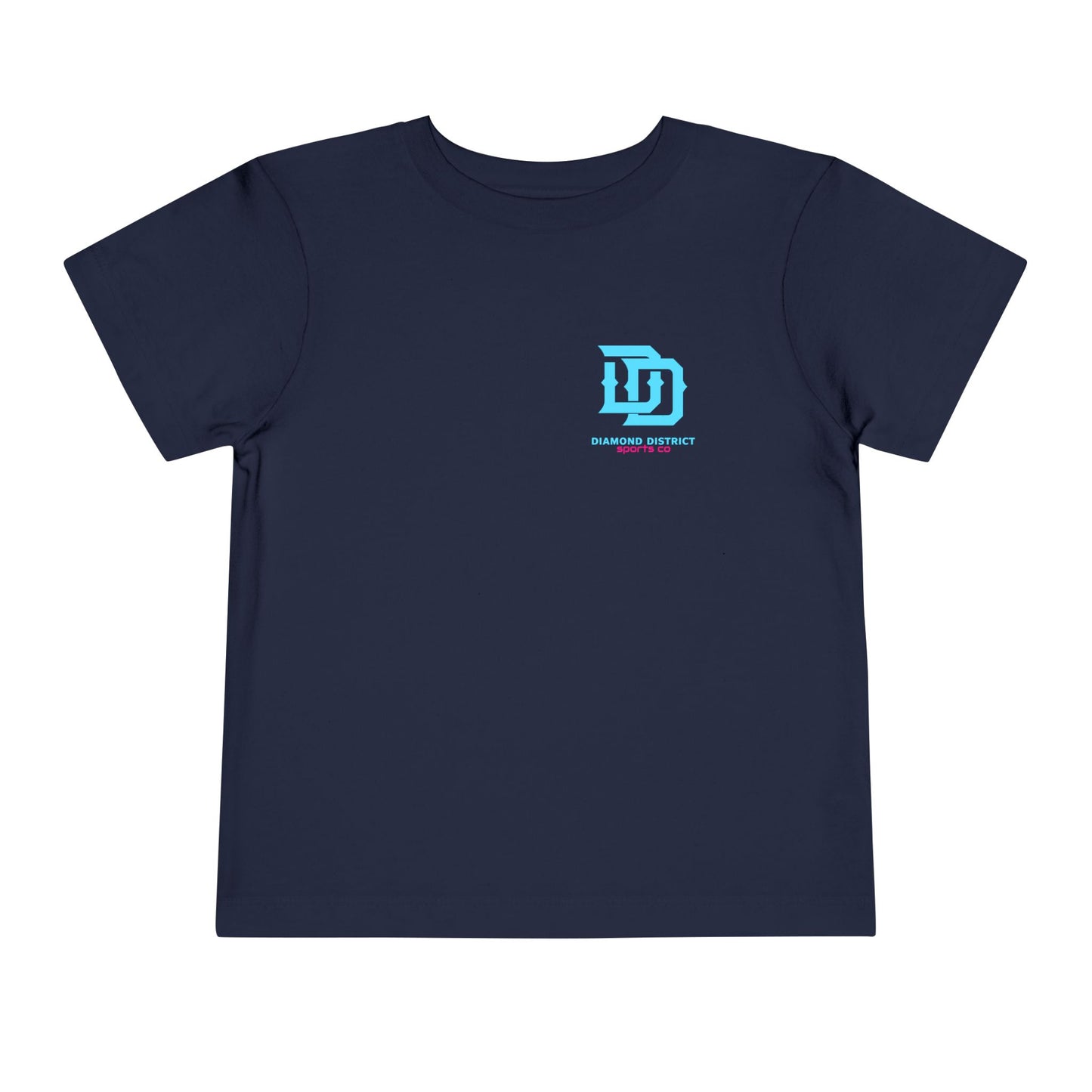 Diamond District Drip Toddler Tee - Fun and Playful Baseball Design