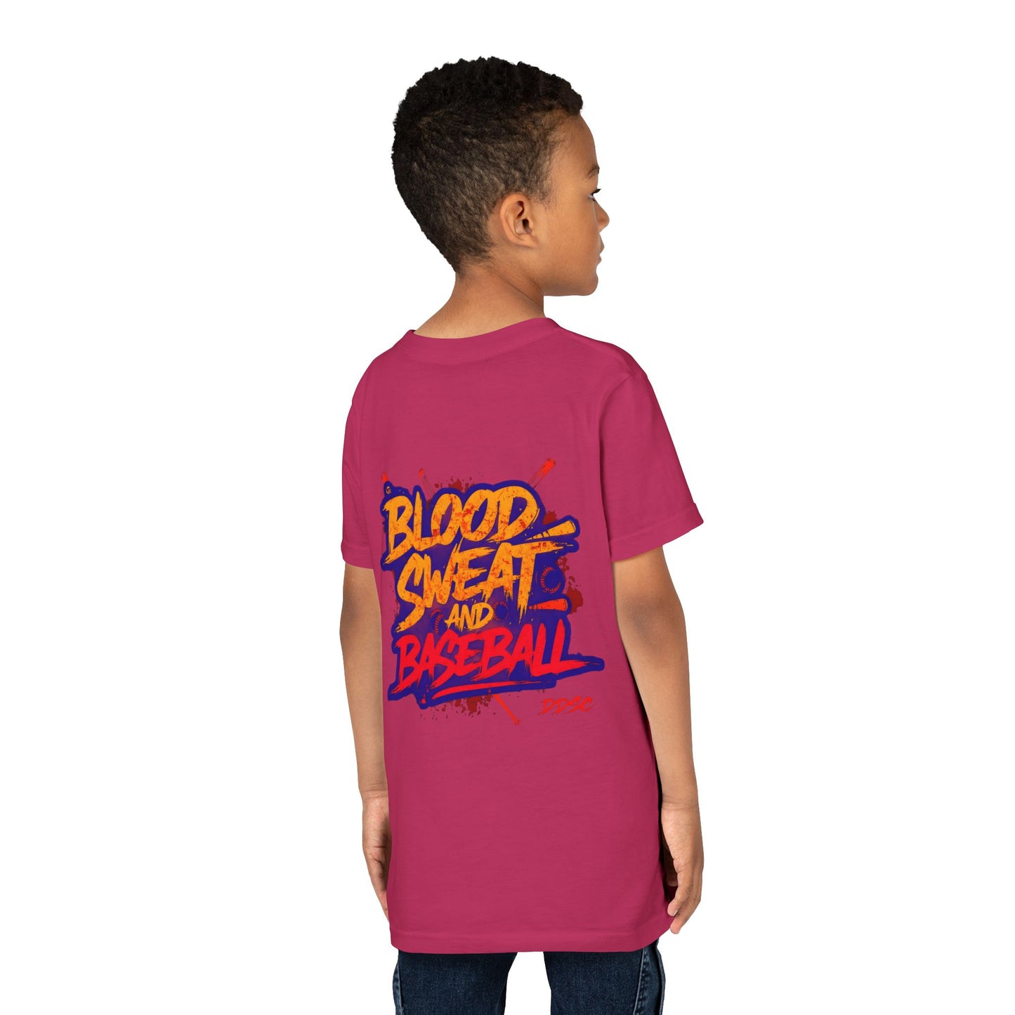 Blood Sweat and Baseball Youth Tee