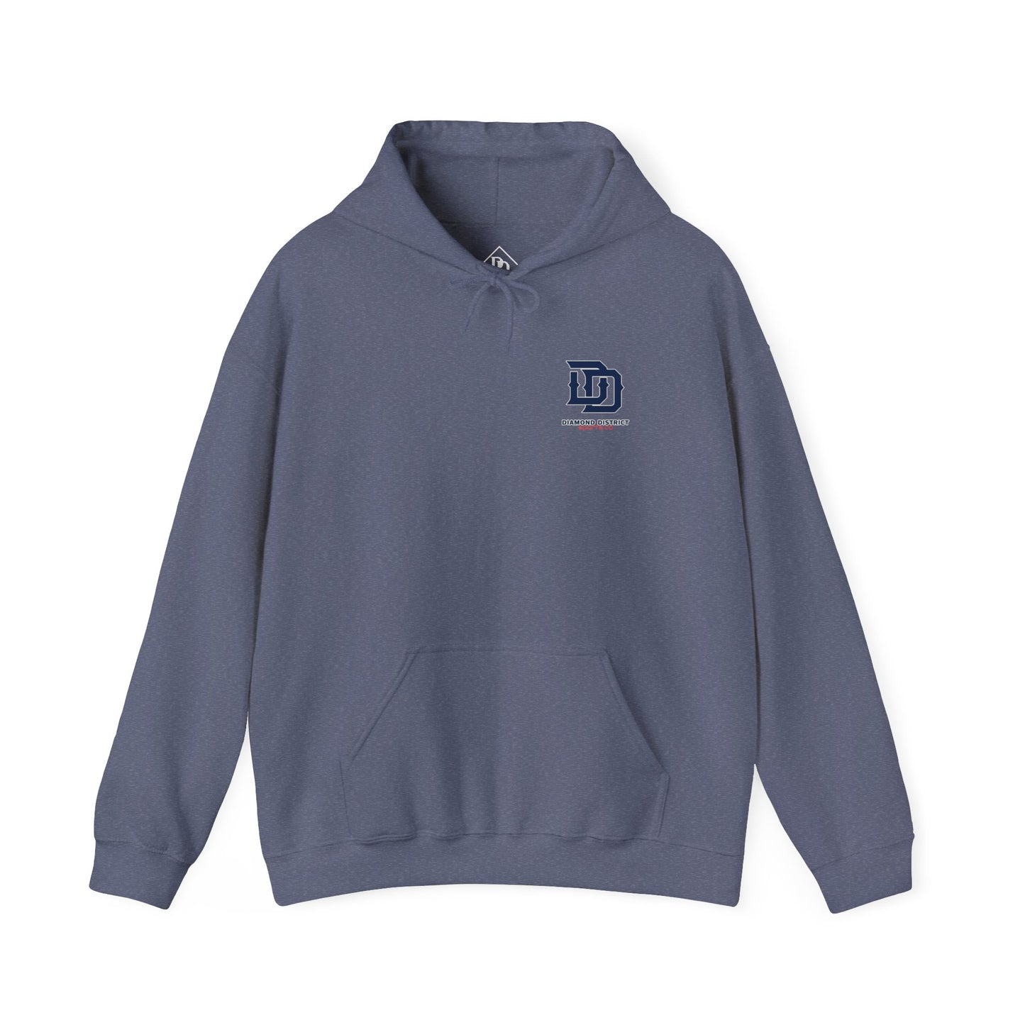 Unisex Heavy Blend™ Hooded Sweatshirt - Baseball Family Freedom Design
