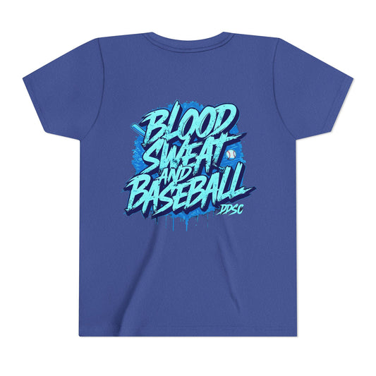 Blood Sweat and Baseball Youth Tee