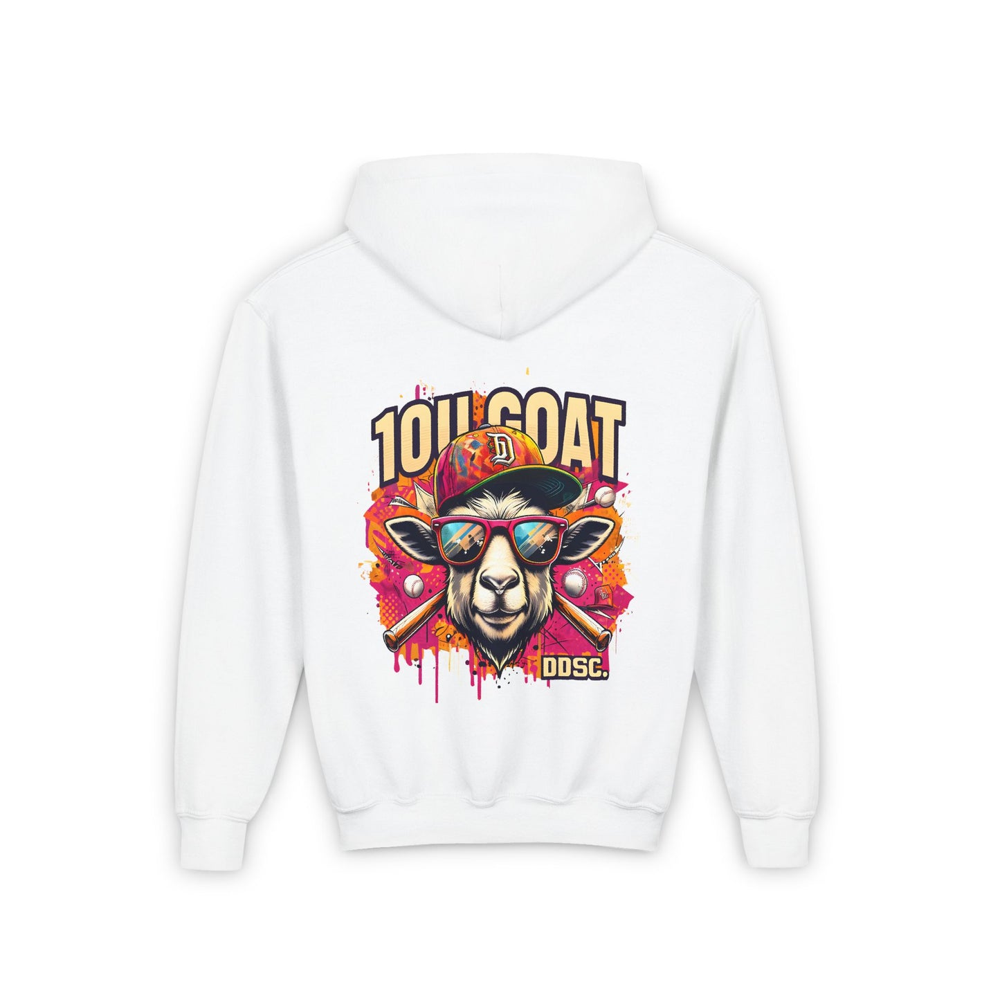 Game Day GOAT Youth Hooded Sweatshirt