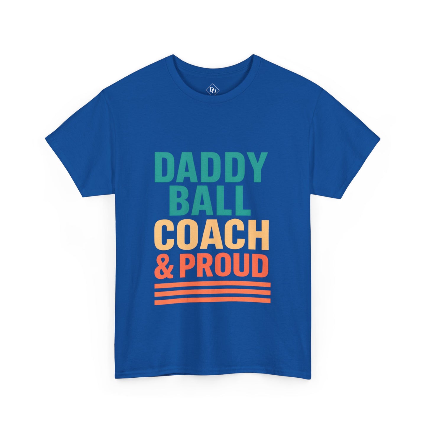 Daddy Ball Coach Unisex Heavy Cotton Tee - Proud Dad Gift
