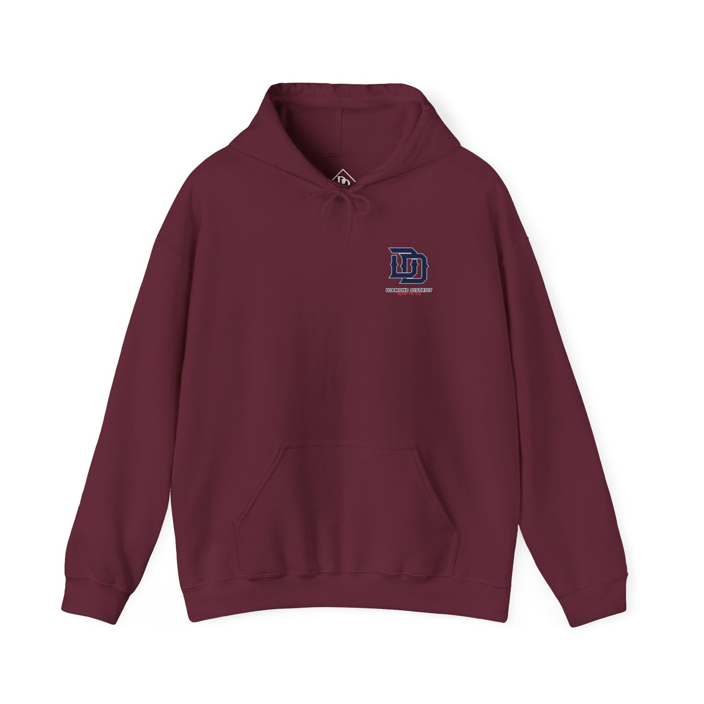 Unisex Heavy Blend™ Hooded Sweatshirt - Baseball Family Freedom Design