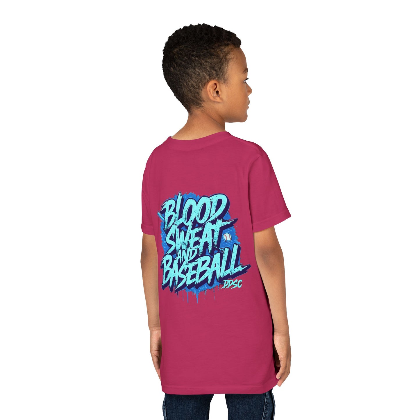 Blood Sweat and Baseball Youth Tee