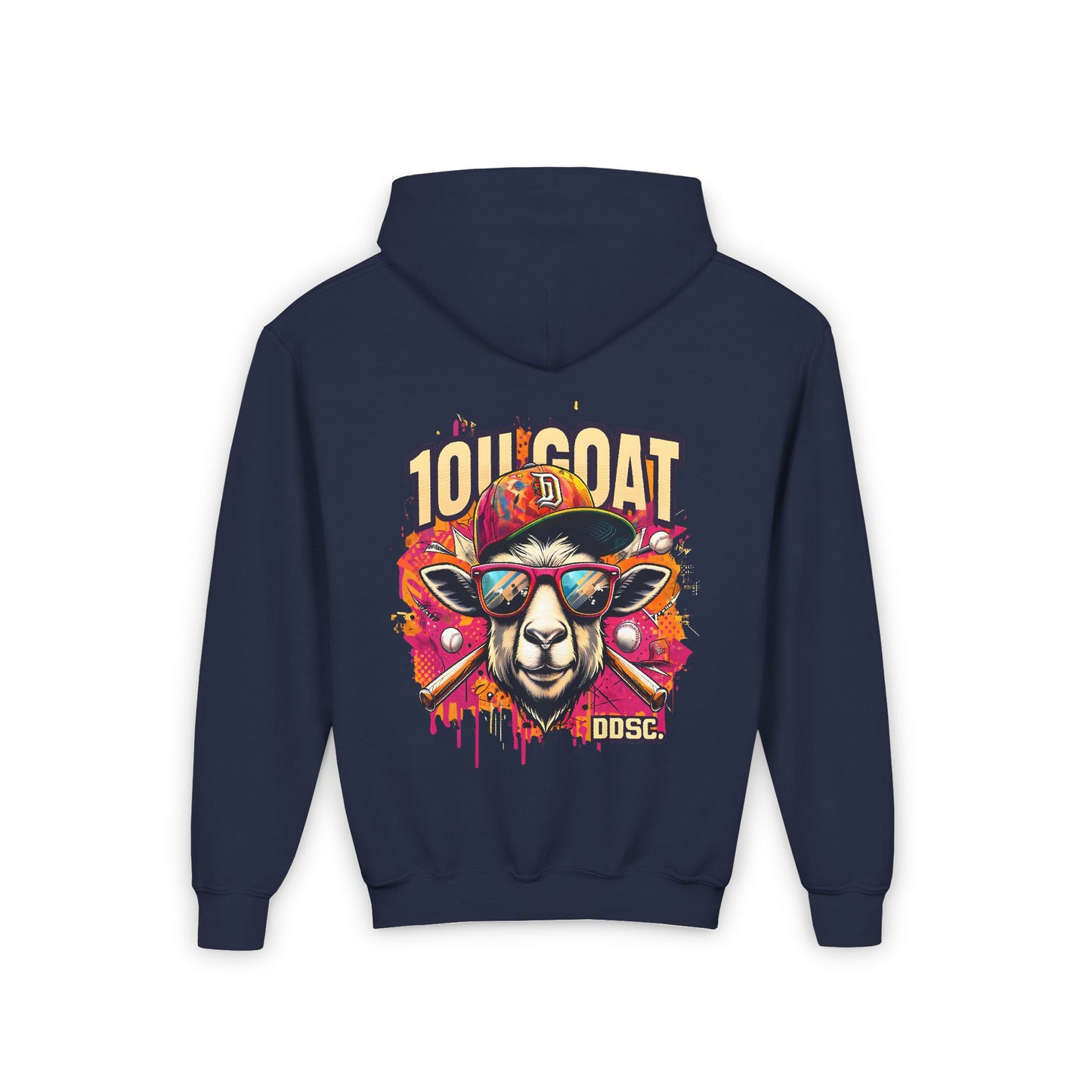 Game Day GOAT Youth Hooded Sweatshirt