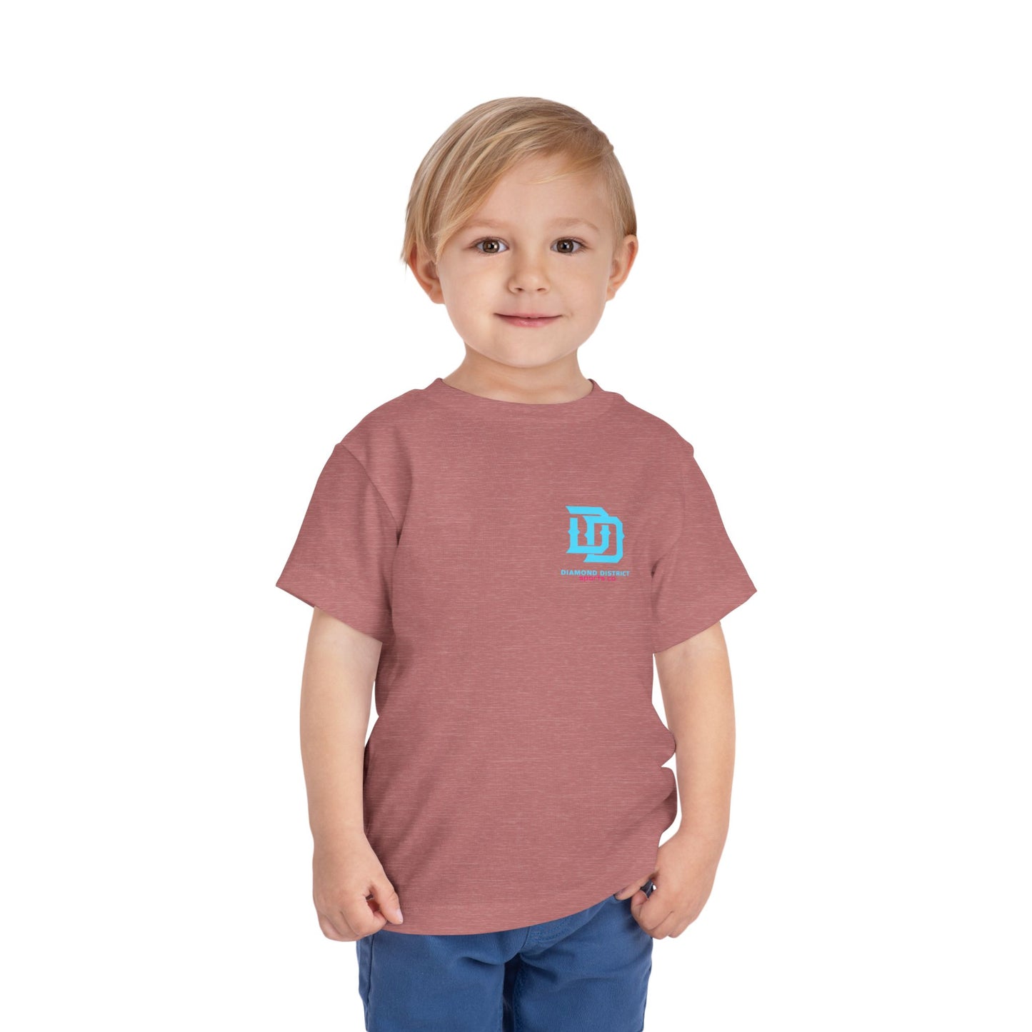 Diamond District Drip Toddler Tee - Fun and Playful Baseball Design