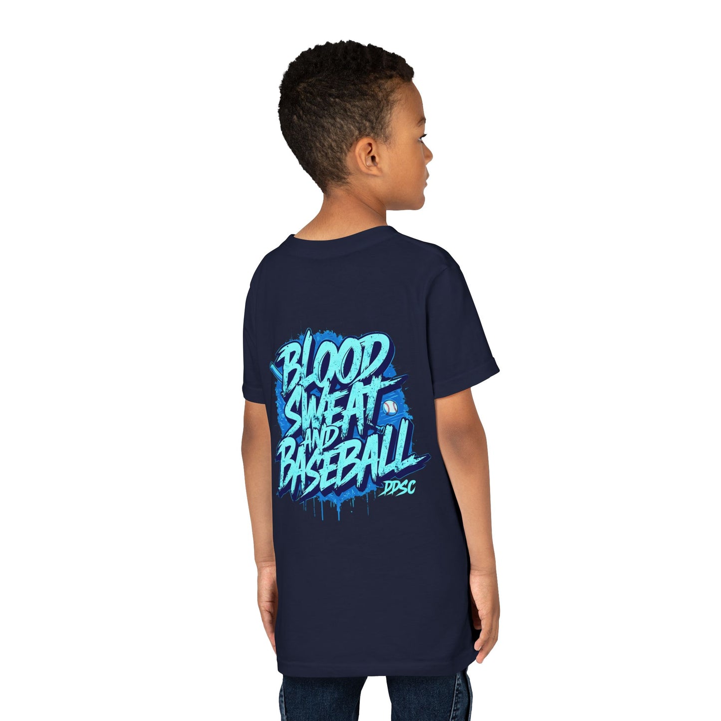 Blood Sweat and Baseball Youth Tee