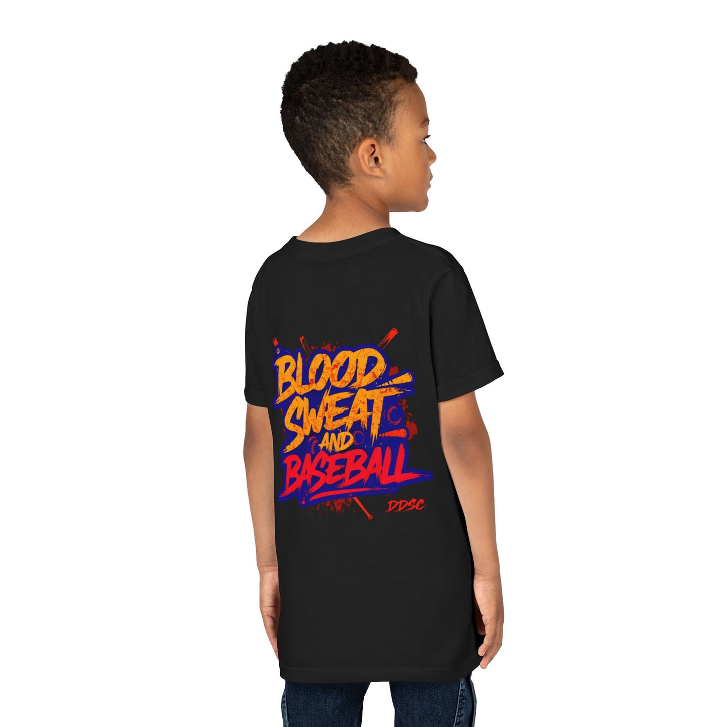 Blood Sweat and Baseball Youth Tee