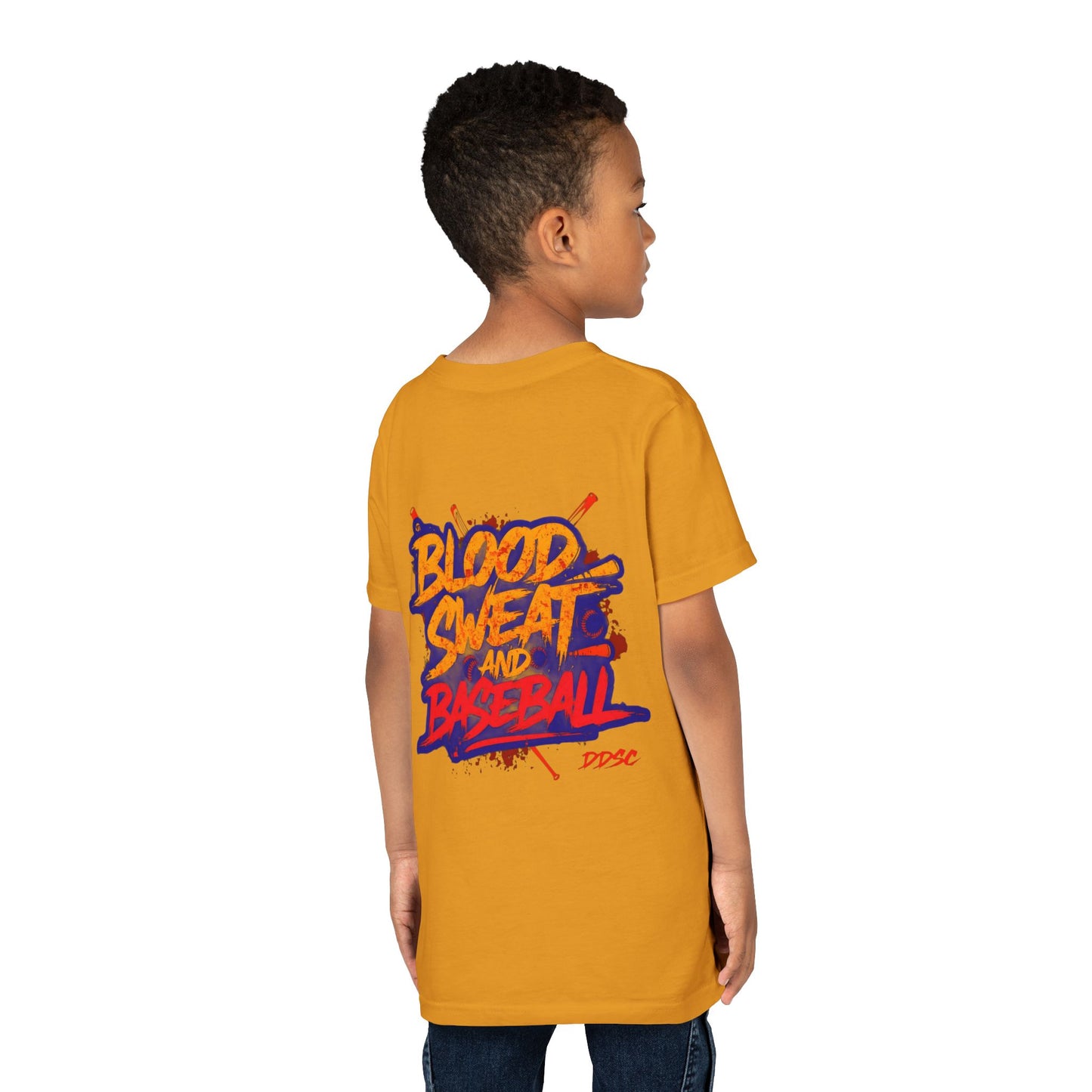 Blood Sweat and Baseball Youth Tee