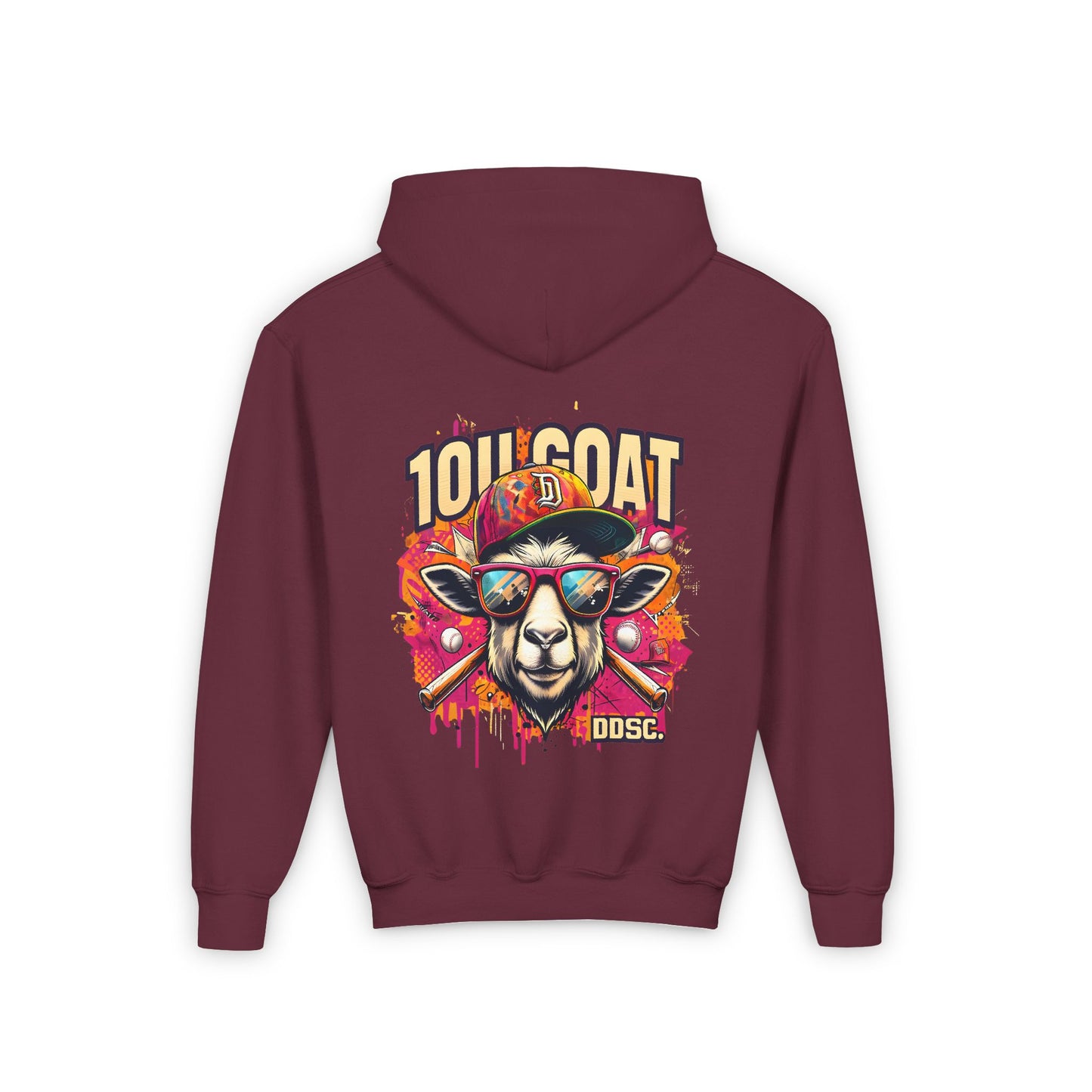 Game Day GOAT Youth Hooded Sweatshirt
