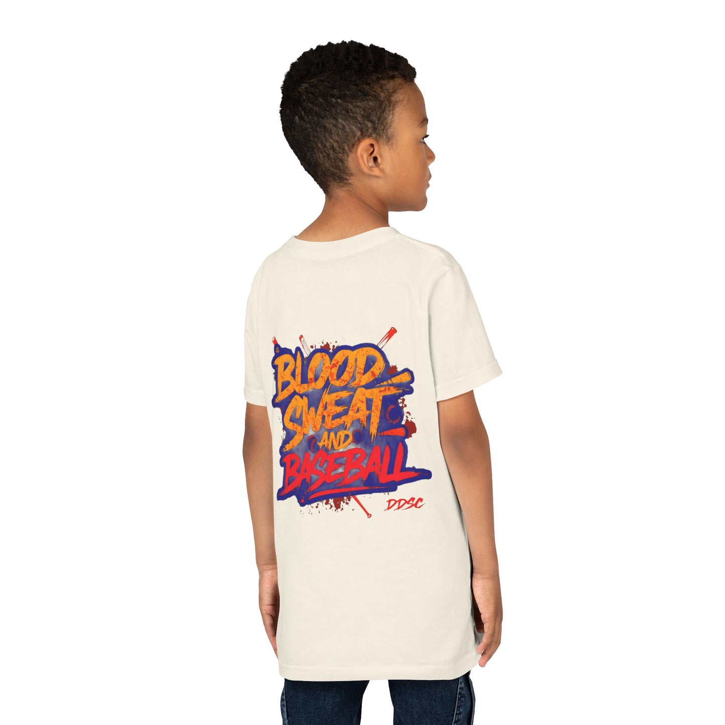 Blood Sweat and Baseball Youth Tee