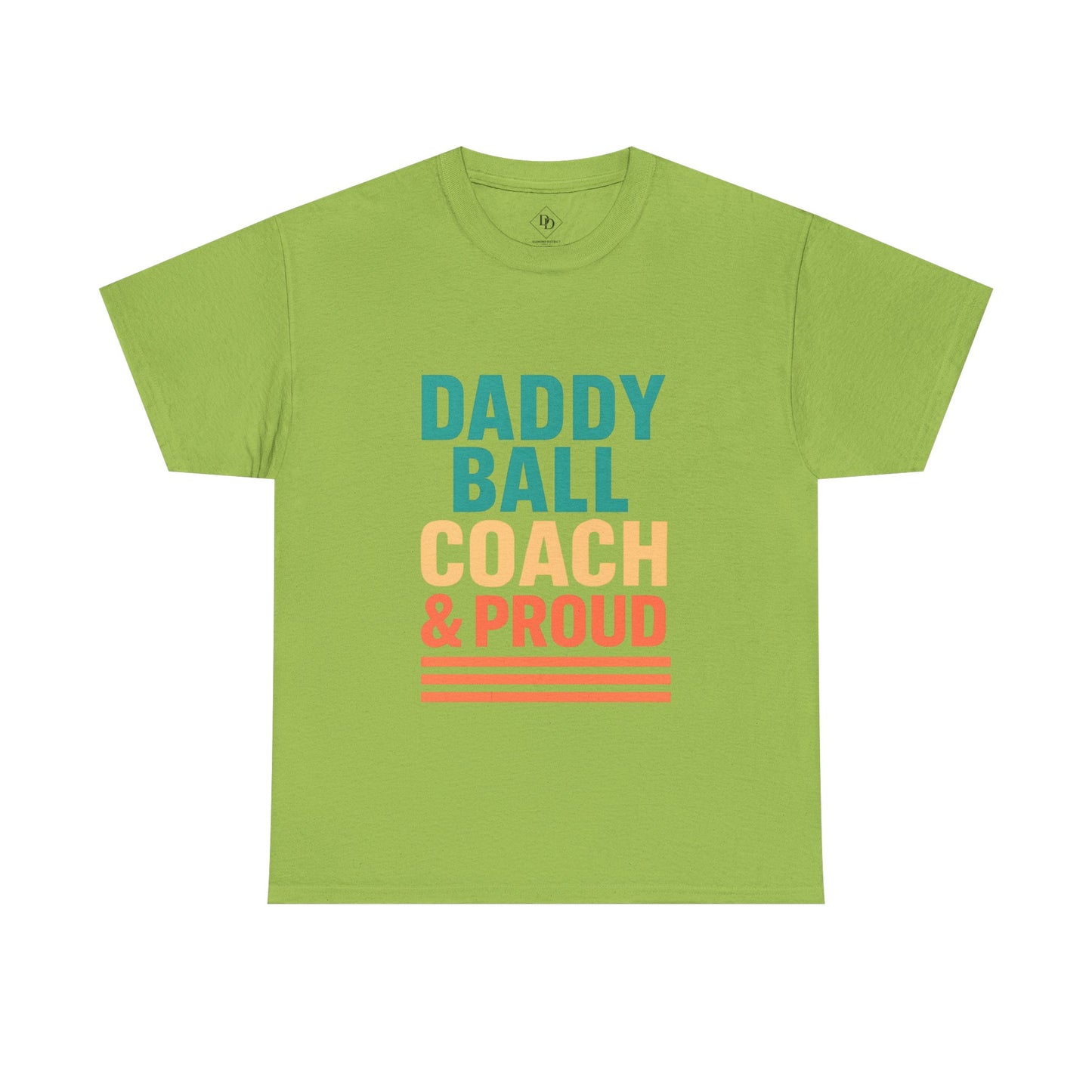 Daddy Ball Coach Unisex Heavy Cotton Tee - Proud Dad Gift