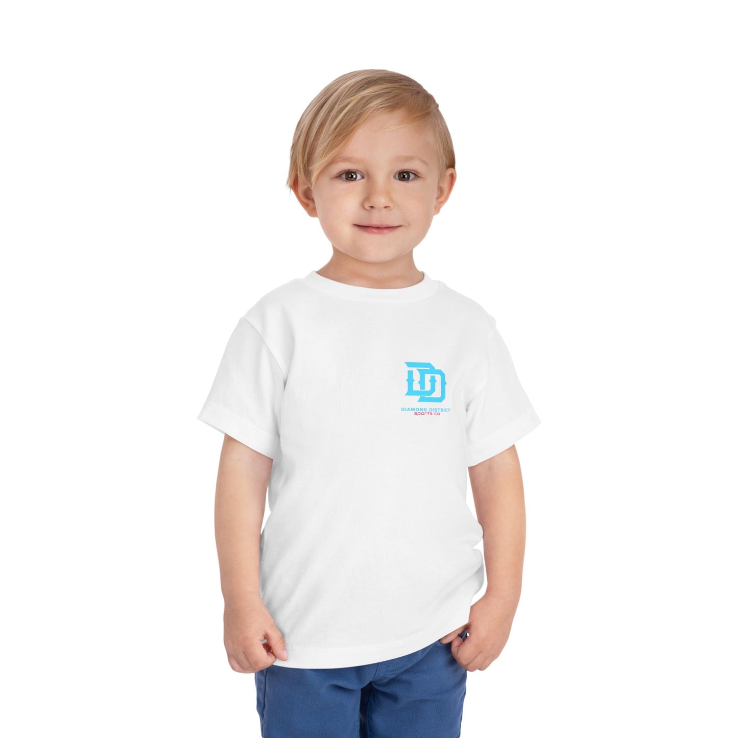 Diamond District Drip Toddler Tee - Fun and Playful Baseball Design