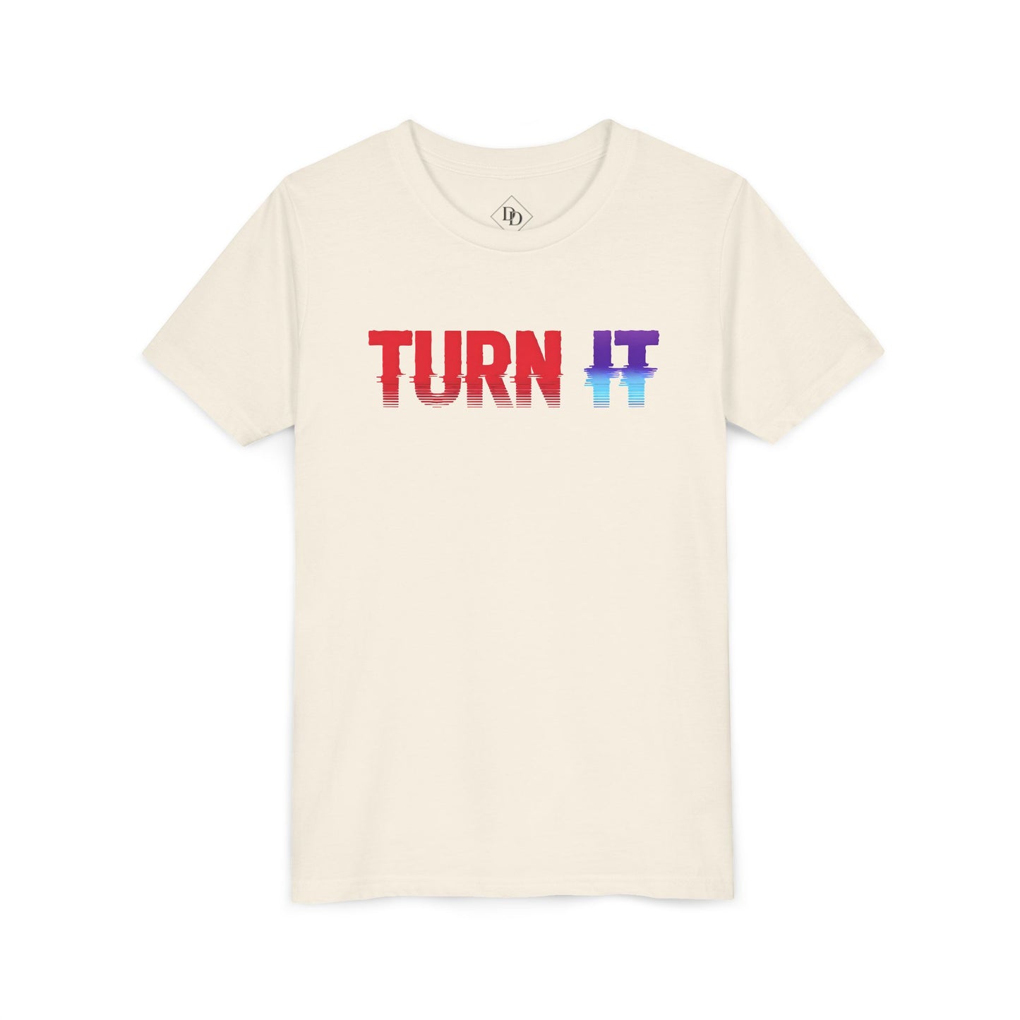 Youth 'TURN IT' Short Sleeve Tee - Trendy Graphic T-Shirt for Kids