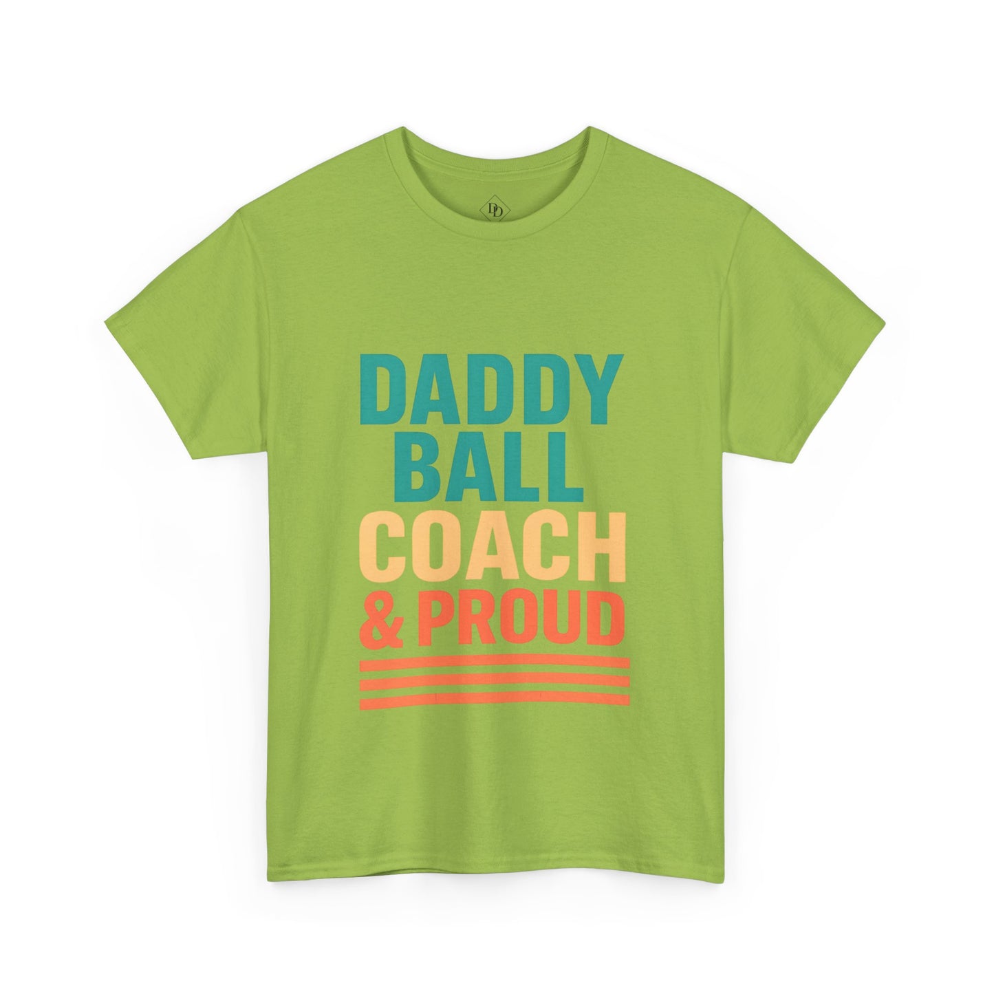 Daddy Ball Coach Unisex Heavy Cotton Tee - Proud Dad Gift