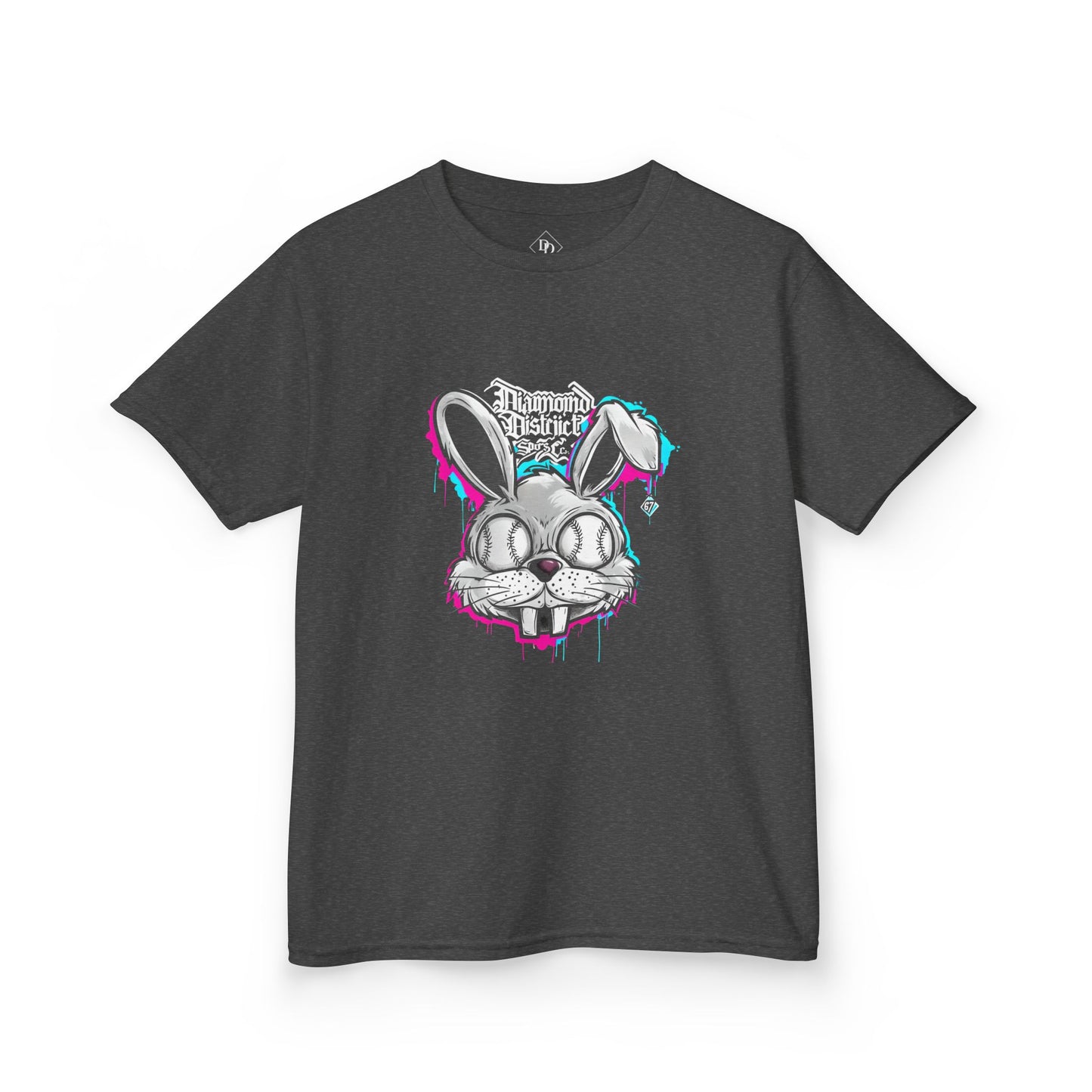Baseball 6 7 bunny tee