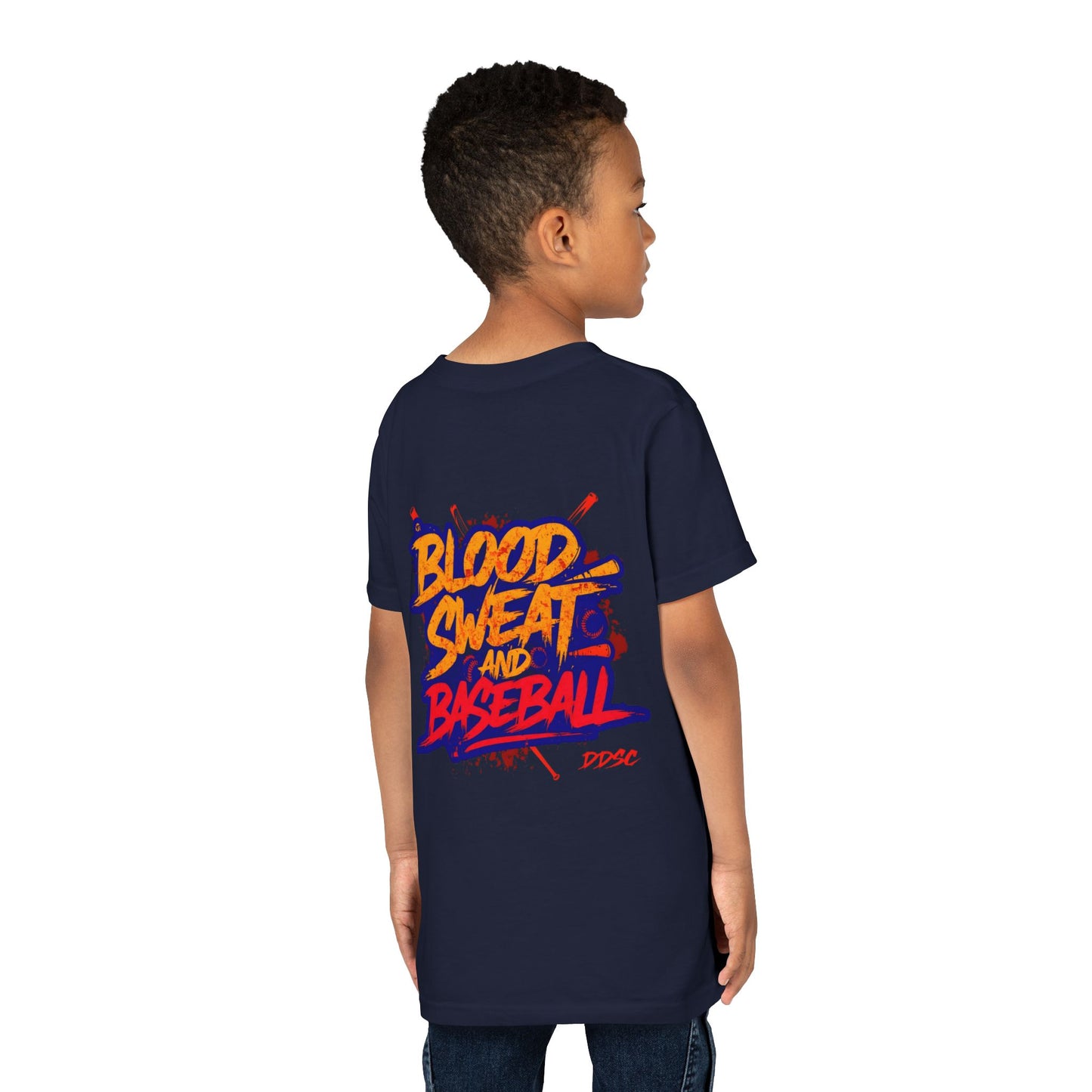 Blood Sweat and Baseball Youth Tee