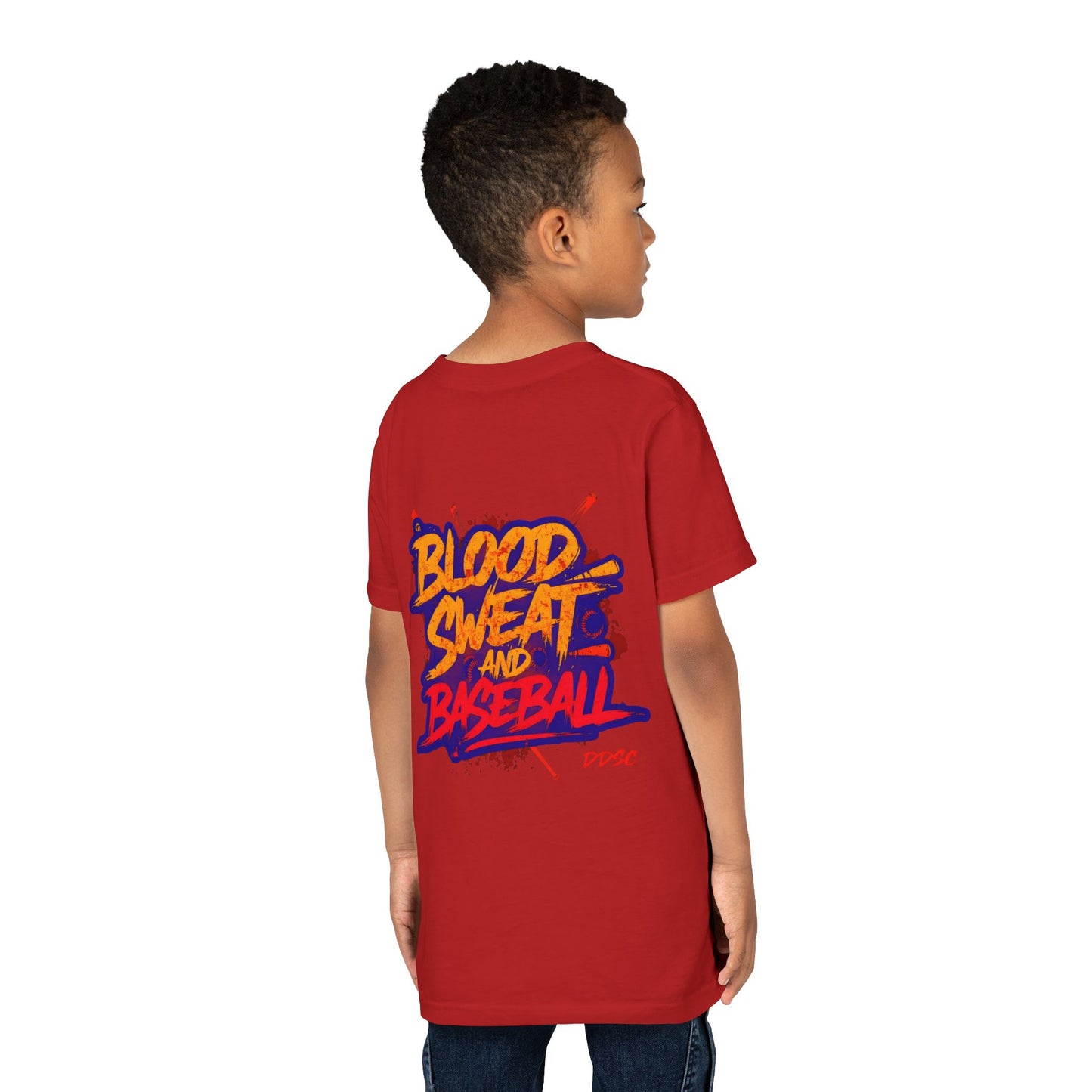 Blood Sweat and Baseball Youth Tee