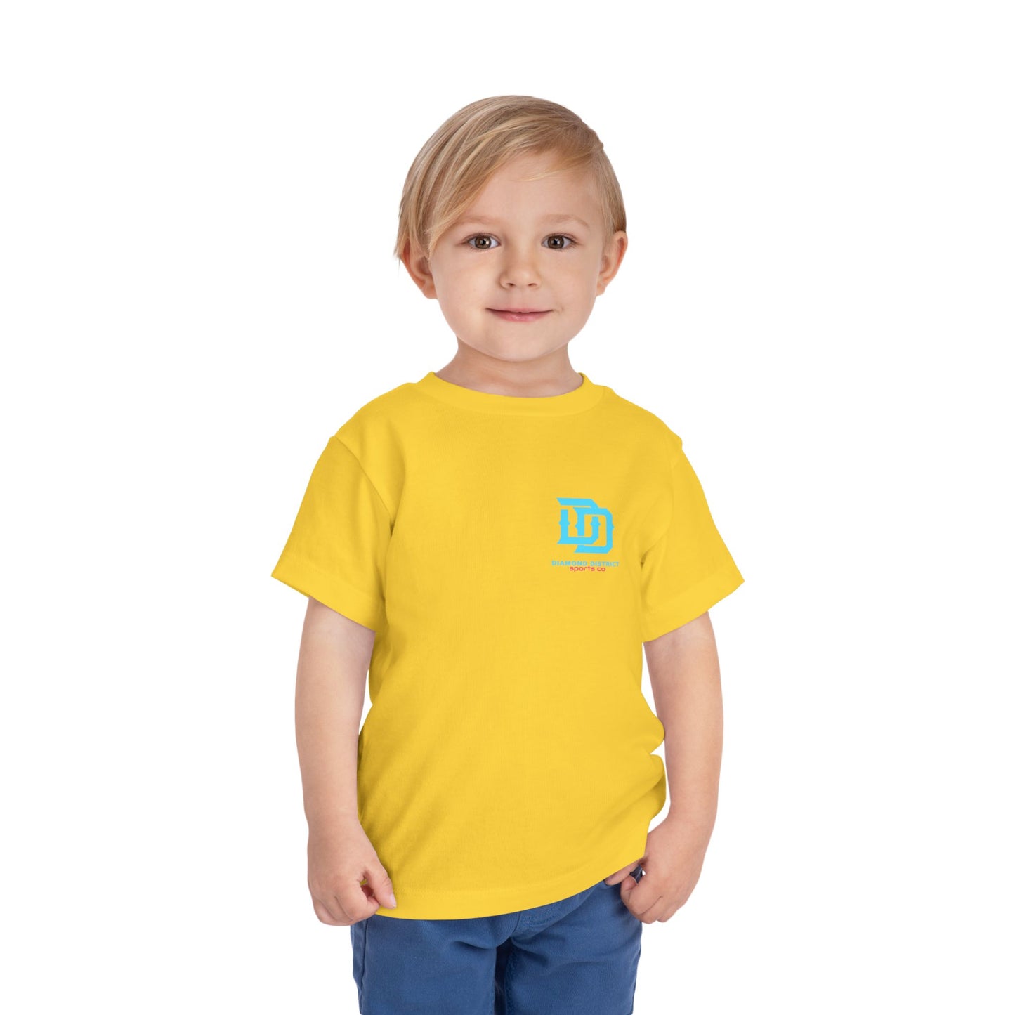 Diamond District Drip Toddler Tee - Fun and Playful Baseball Design