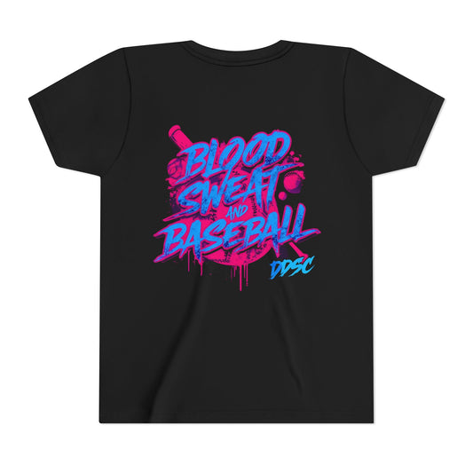 Blood Sweat and Baseball Youth Tee