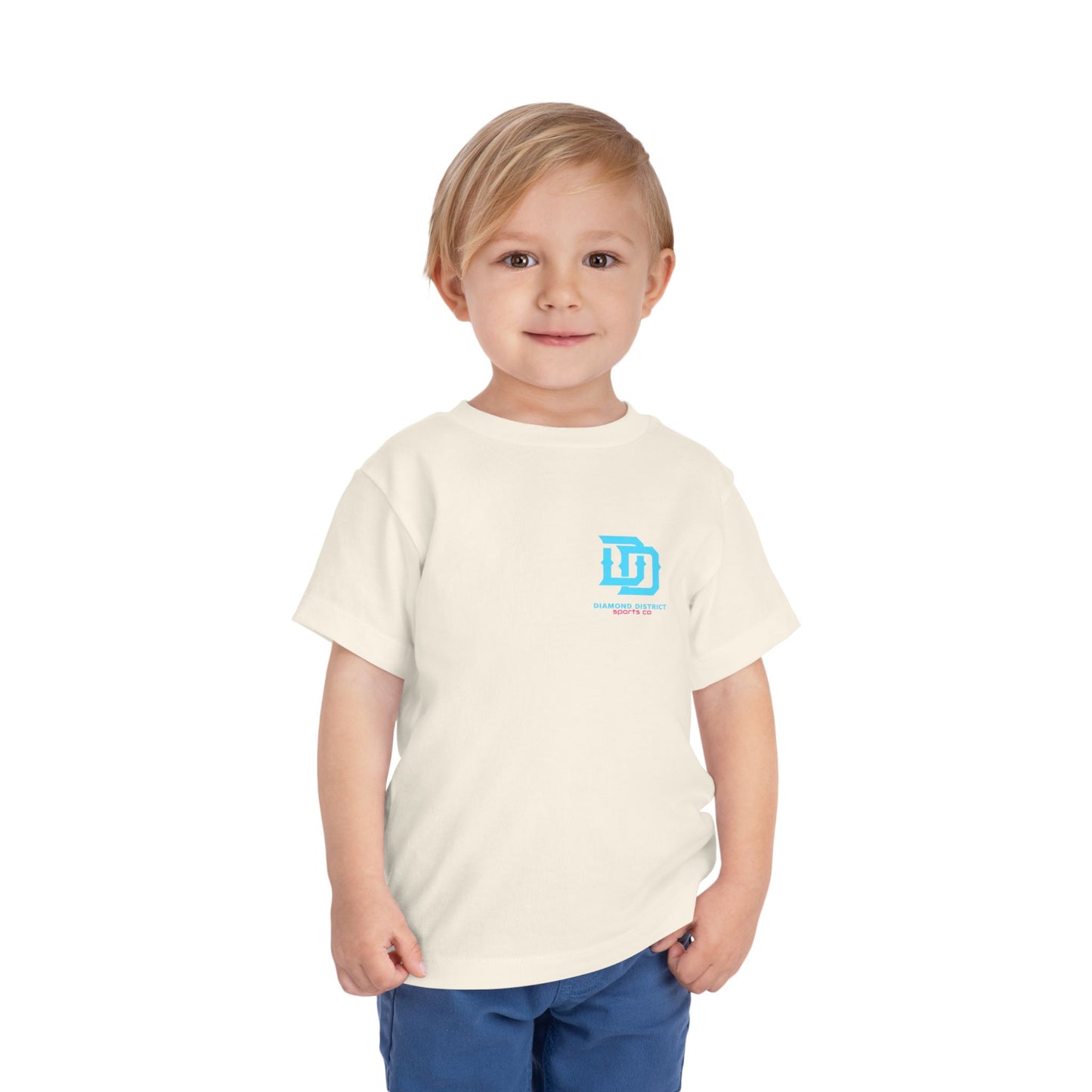 Diamond District Drip Toddler Tee - Fun and Playful Baseball Design