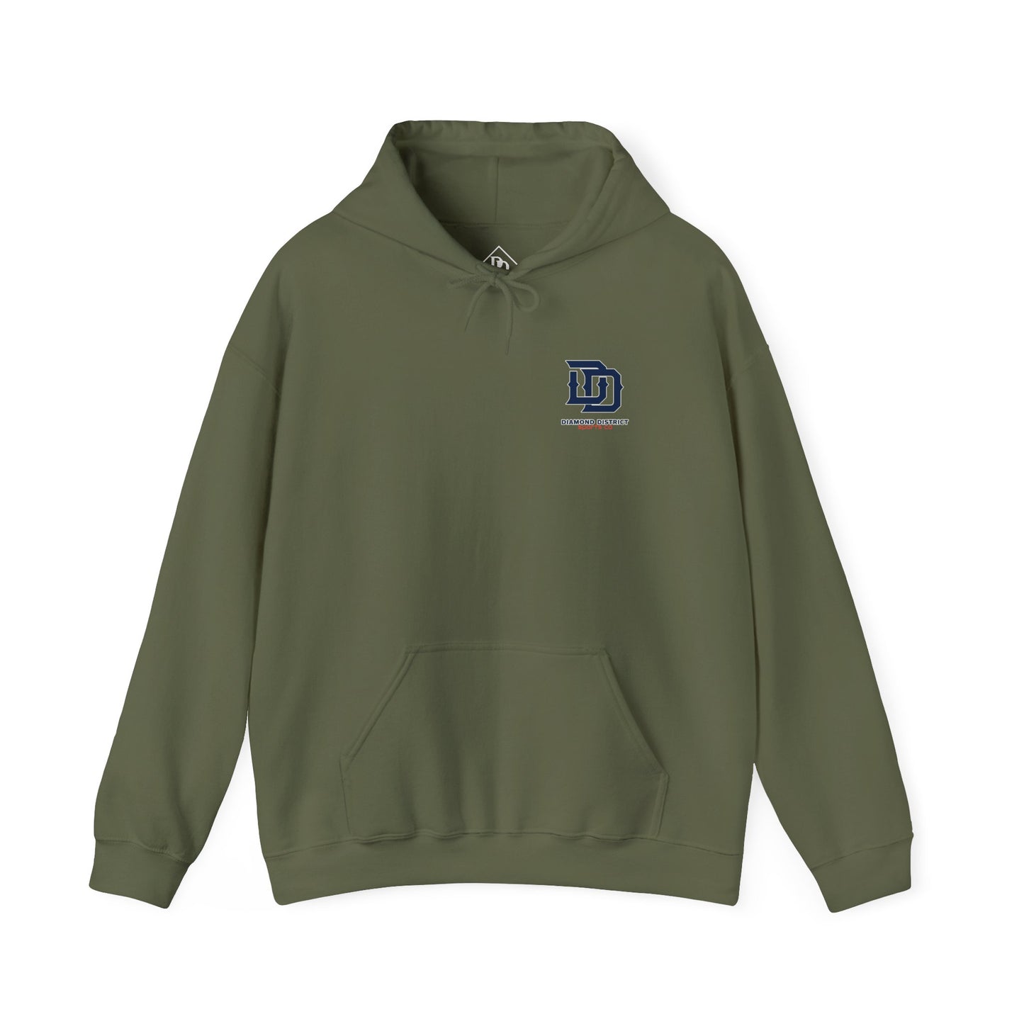Unisex Heavy Blend™ Hooded Sweatshirt - Baseball Family Freedom Design